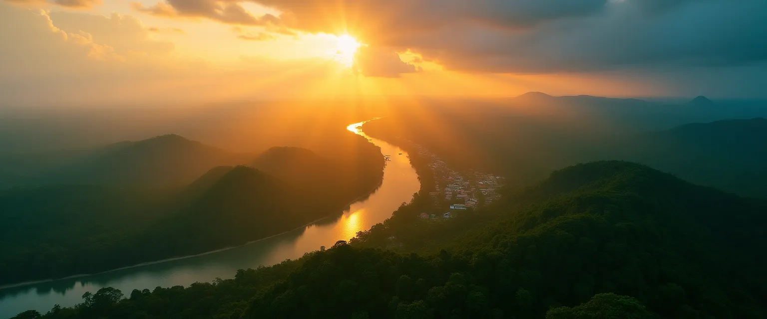 La Guyane vue du ciel